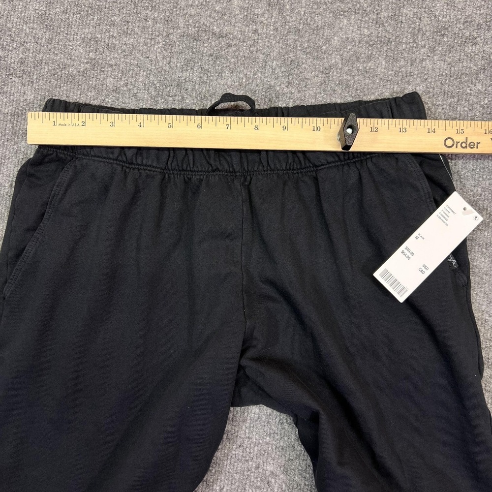 Out From Under Sweatpants Womens M Black Fleece Wide Leg Elastic Waist Pockets - Picture 9 of 12